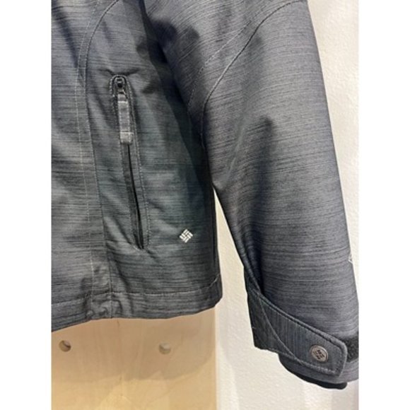 Columbia Sports Company Omni Tech Charcoal Gray Interchange Parka Jacket Size M - Picture 4 of 16